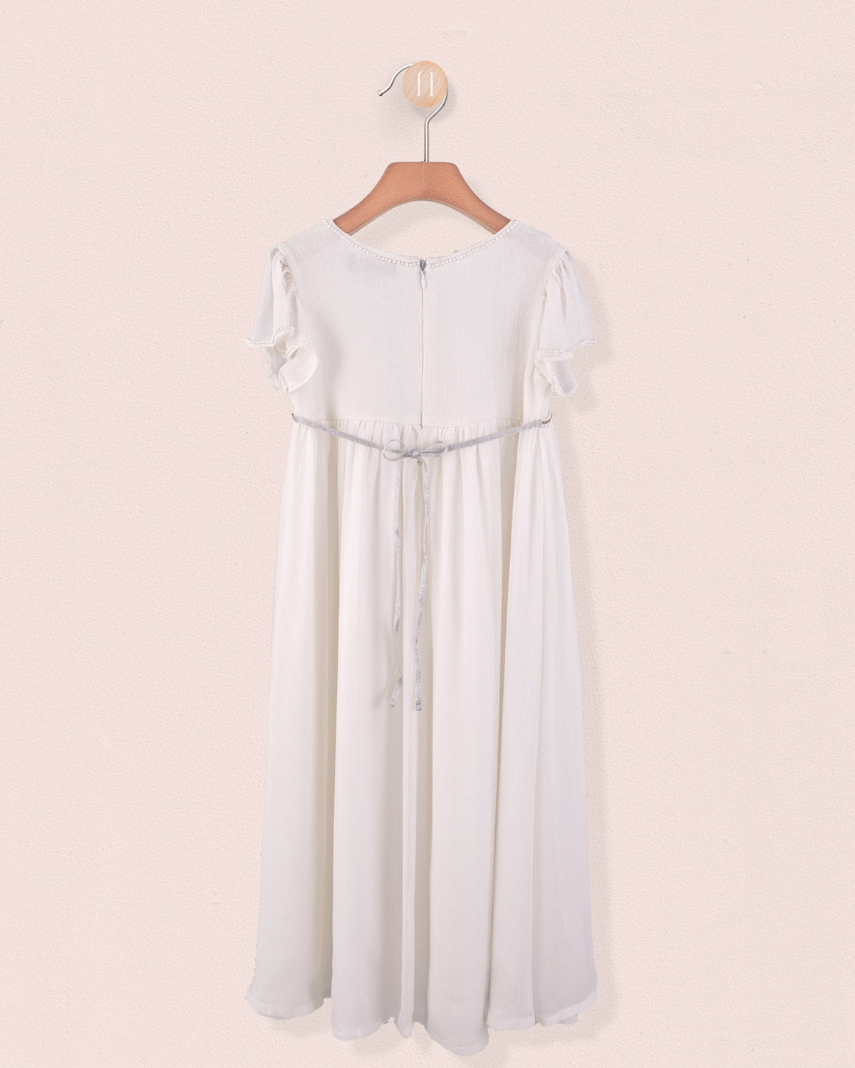 Ophelia White Chiffon Gown 2Y-12Y - Dress