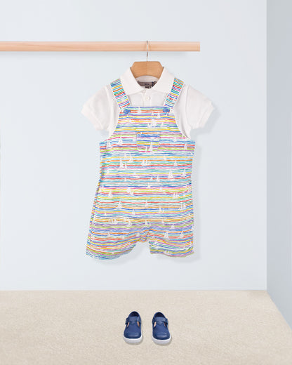Starboard Colorful Set Sail Shortall - Romper