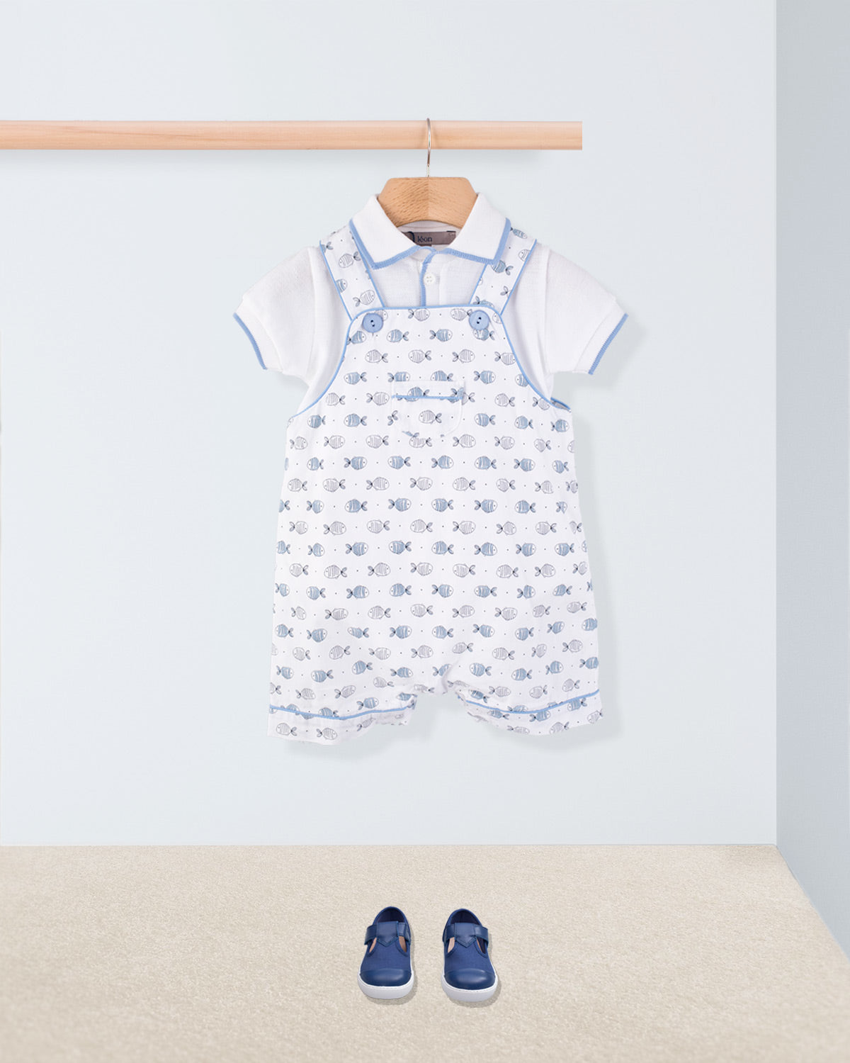 Starboard Blue Fish Campari Shortall - Romper