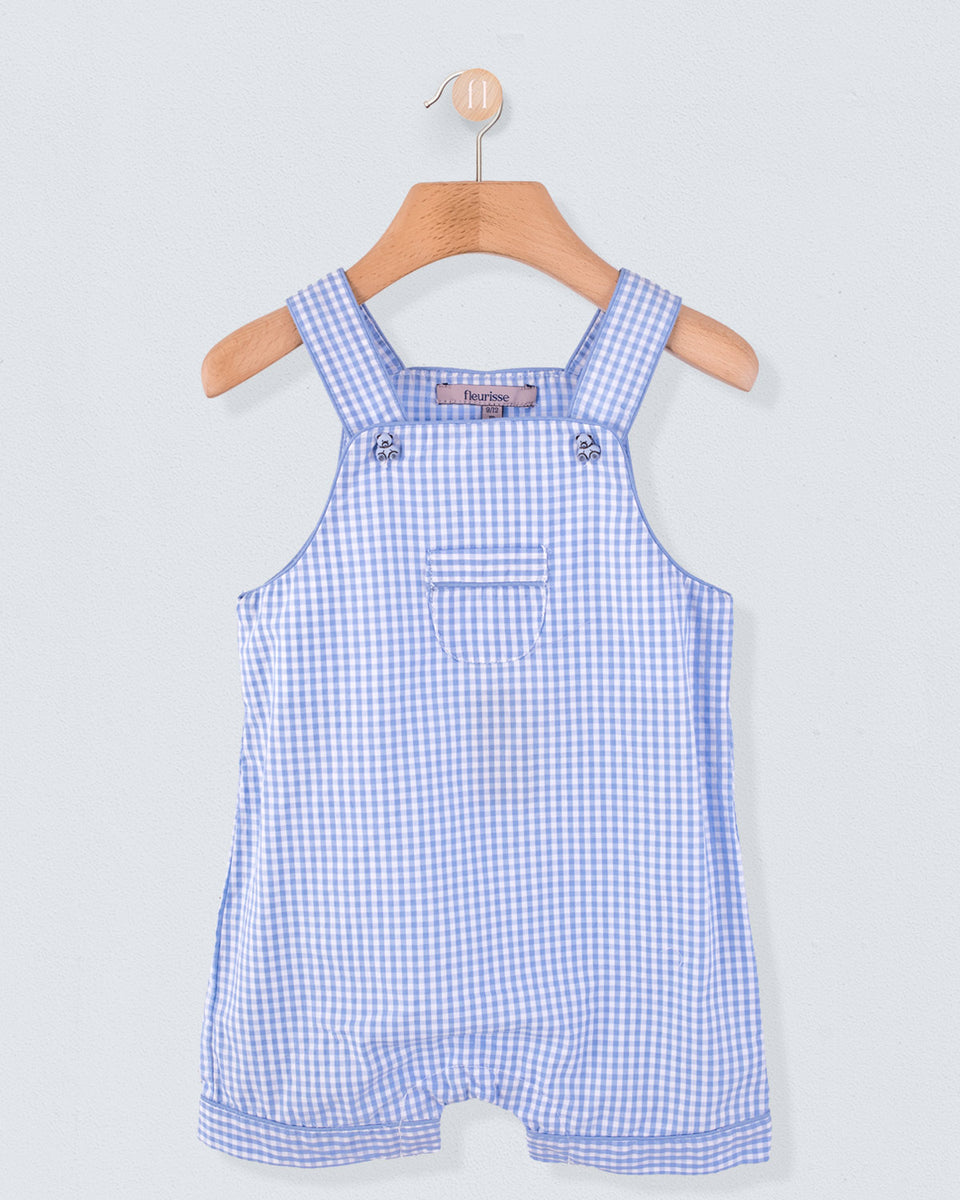 Starboard Light Blue Gingham Shortall