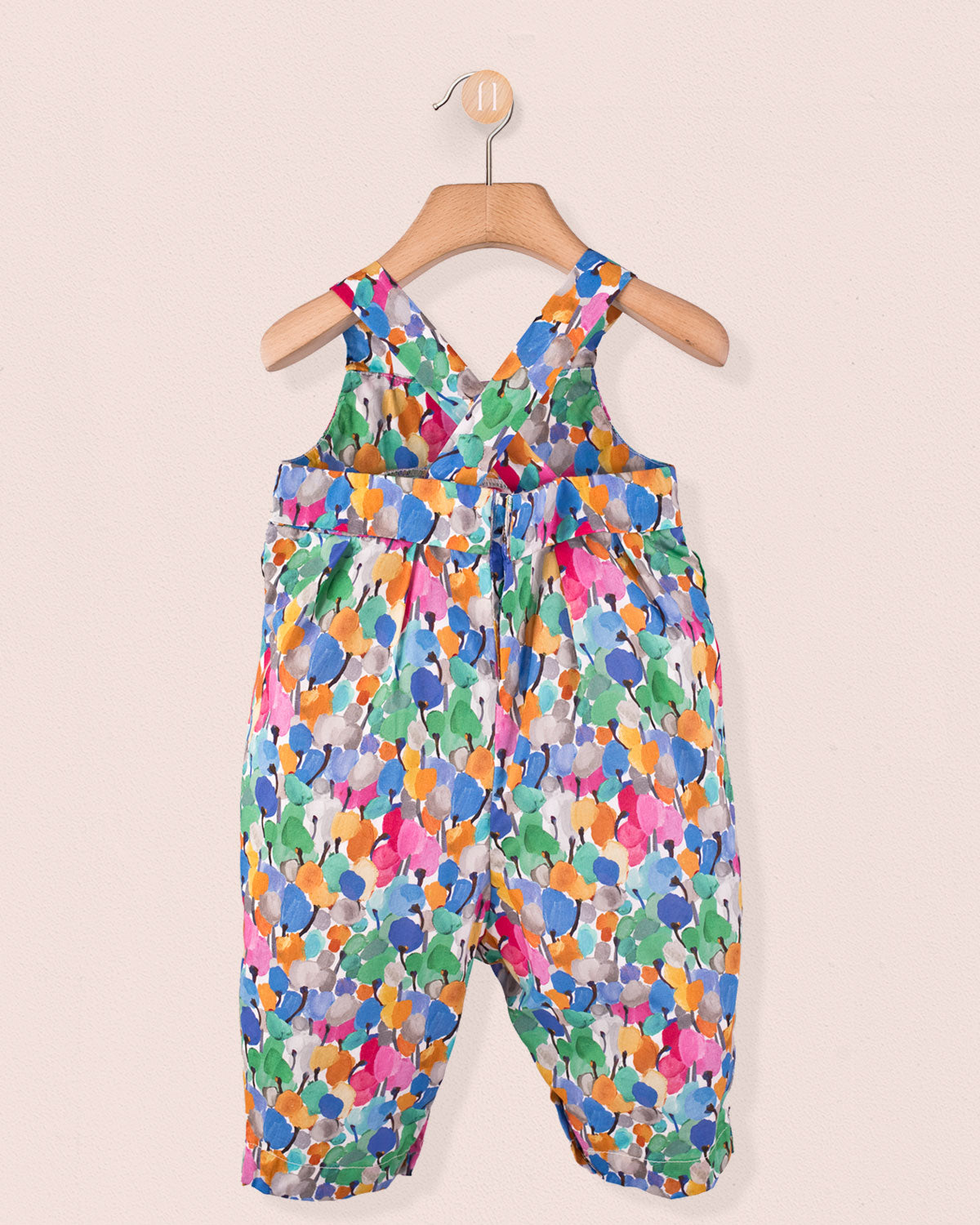 Louise Liberty Tulip Fields Blue Overall - Romper