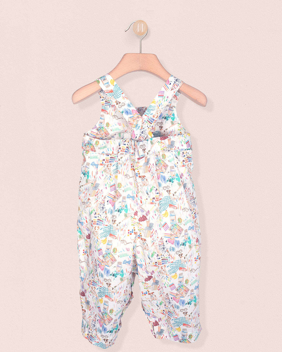 Louise Liberty Puppies Overall - Romper