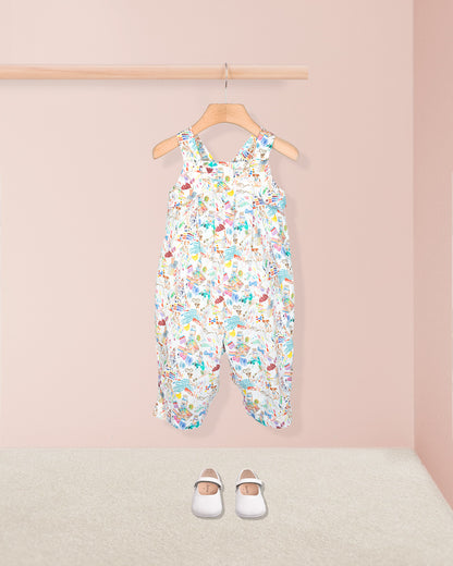 Louise Liberty Puppies Overall - Romper
