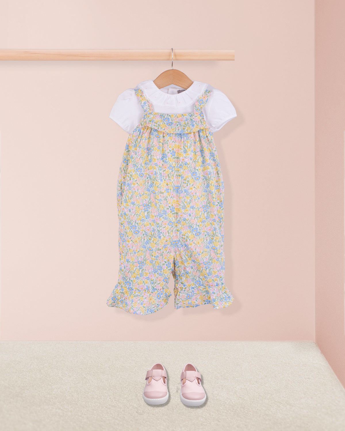 Charm Liberty Meadowland Sunshine Overall - Romper