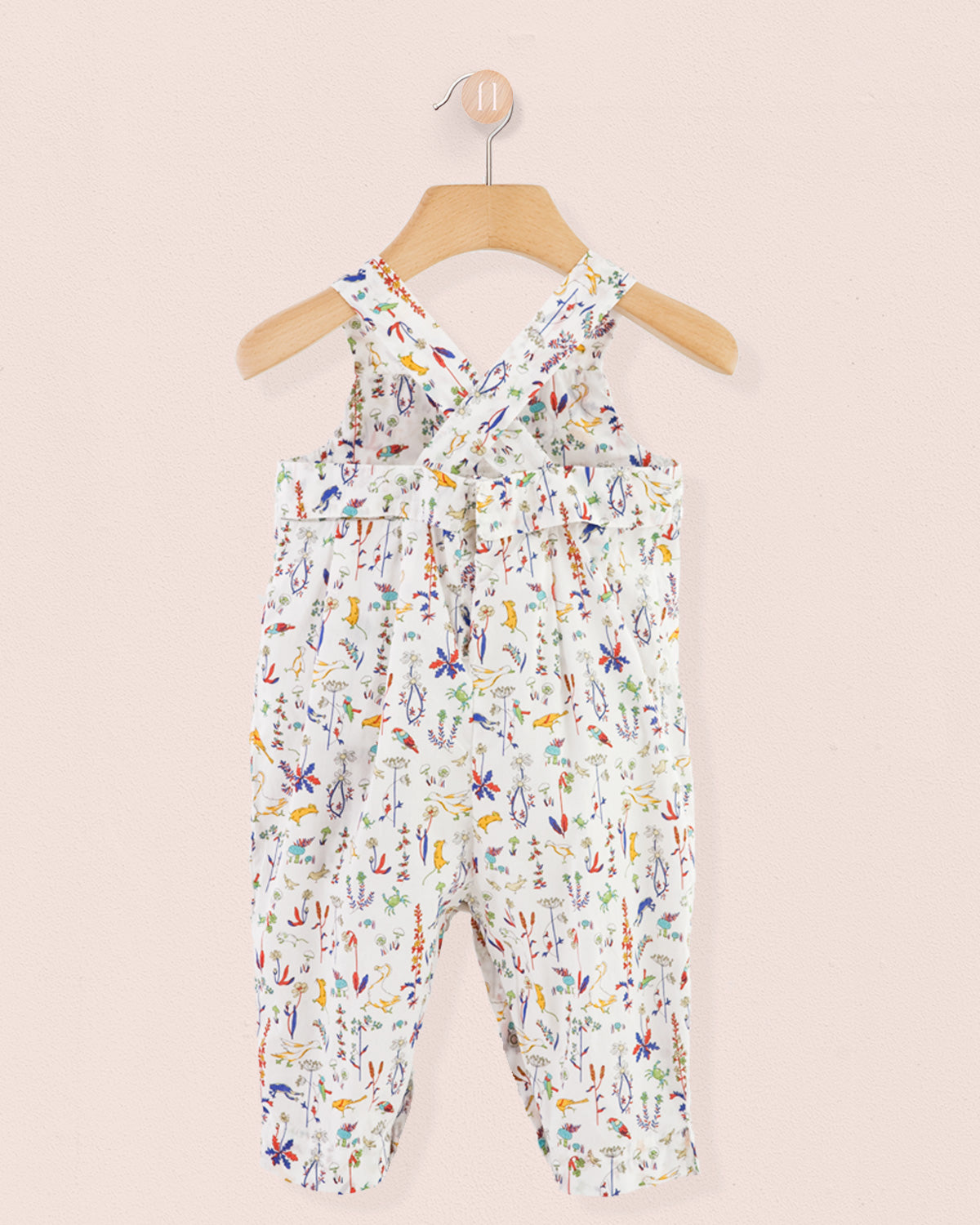 Louise Theo Blue Liberty Overall - Romper