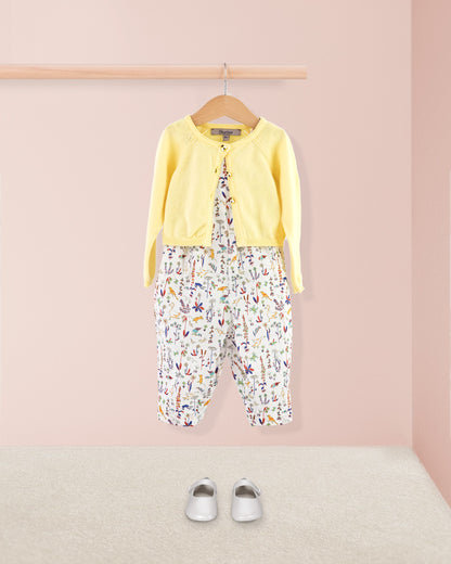 Louise Theo Blue Liberty Overall - Romper