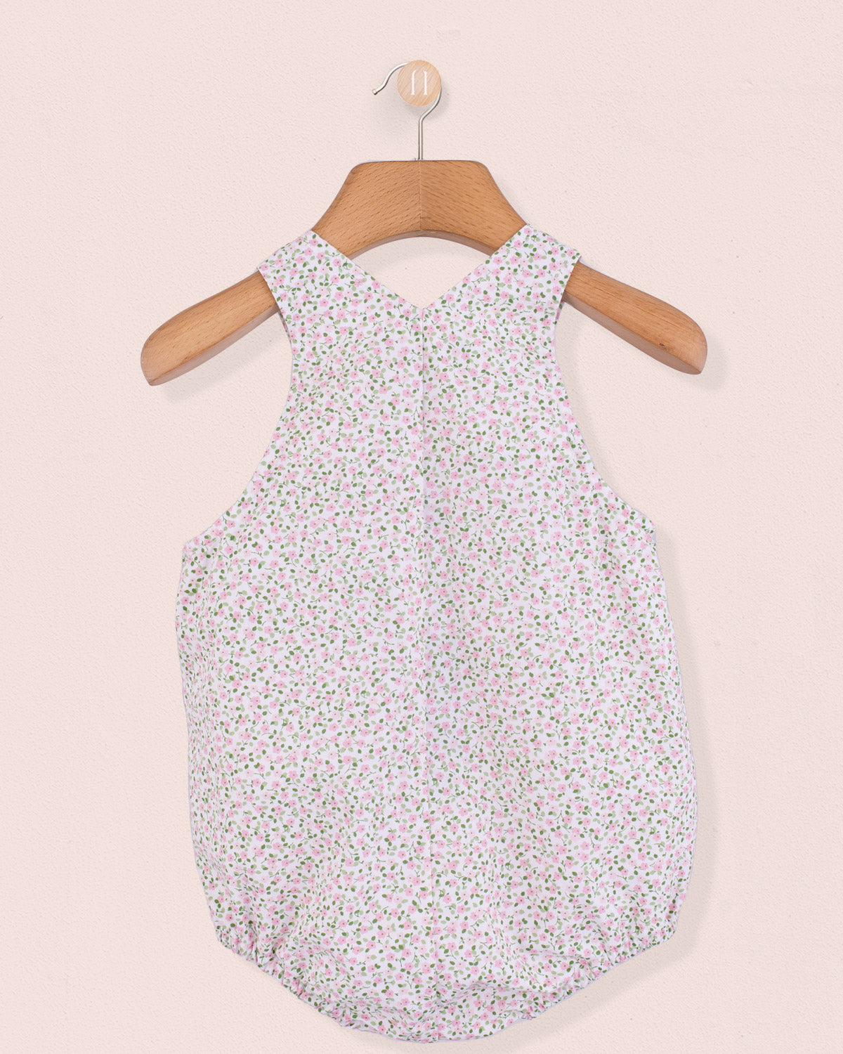 Palm Beach French Pink Floral Bubble - Romper