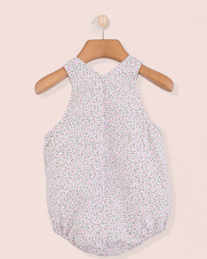 Palm Beach French Pink Floral Bubble - Romper