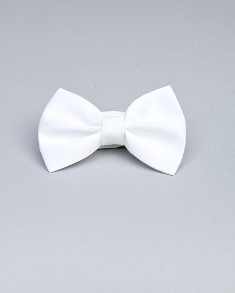 Bowtie White Satin