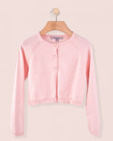 Betsy Petal Pink Cardigan with Butterfly Buttons