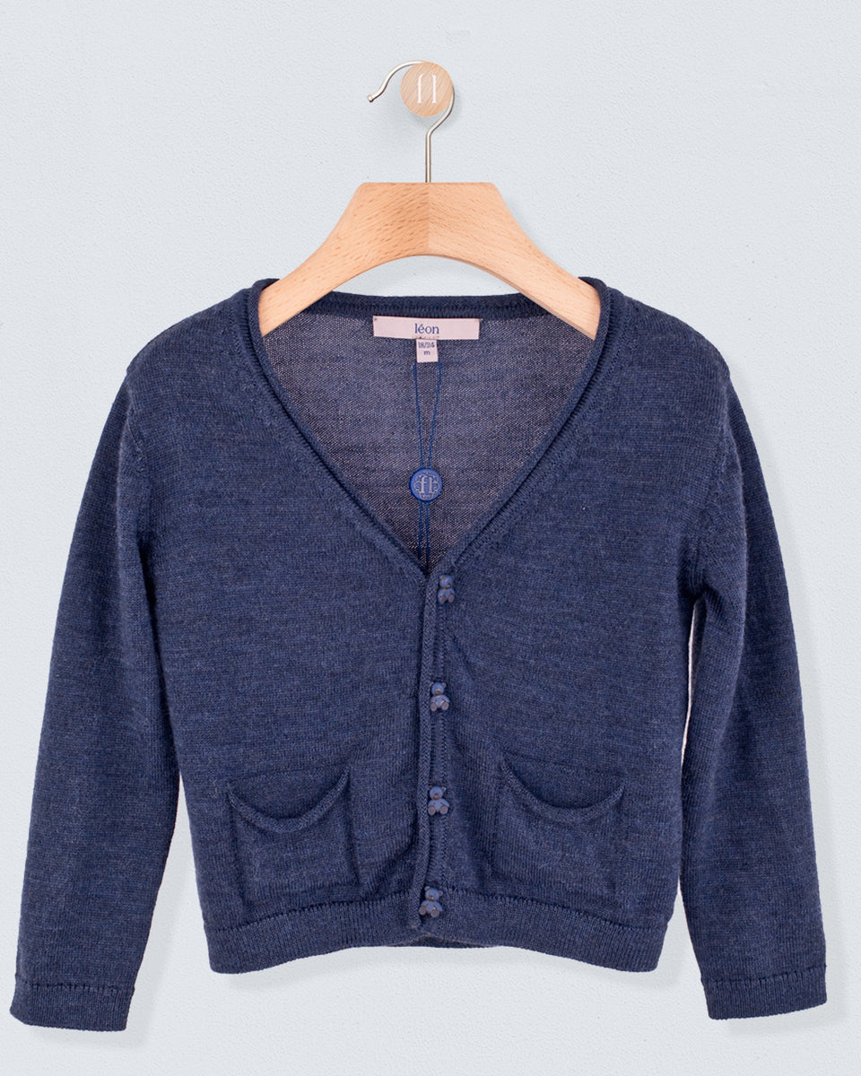 Peter Winter Blue Bear Cardigan