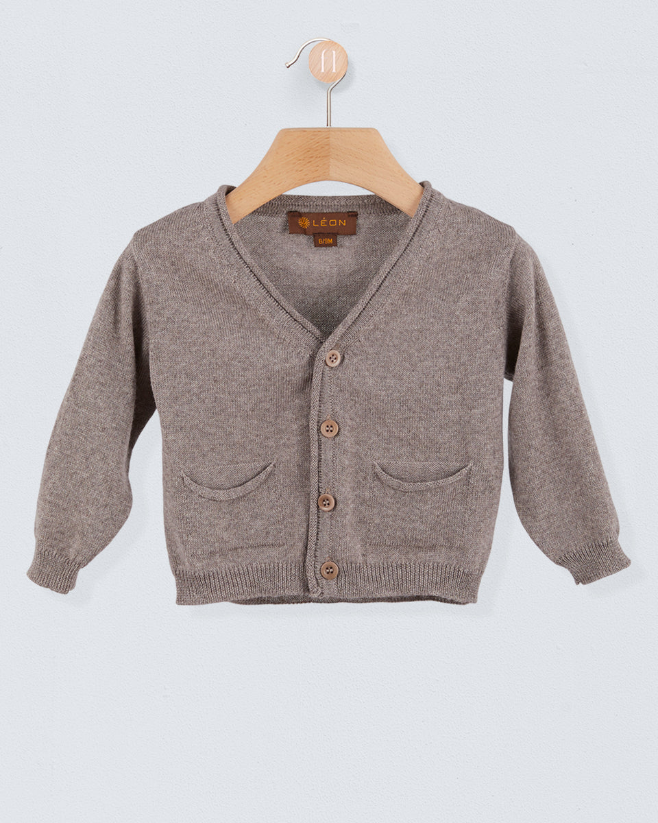 Peter Walnut Dressy Cardigan