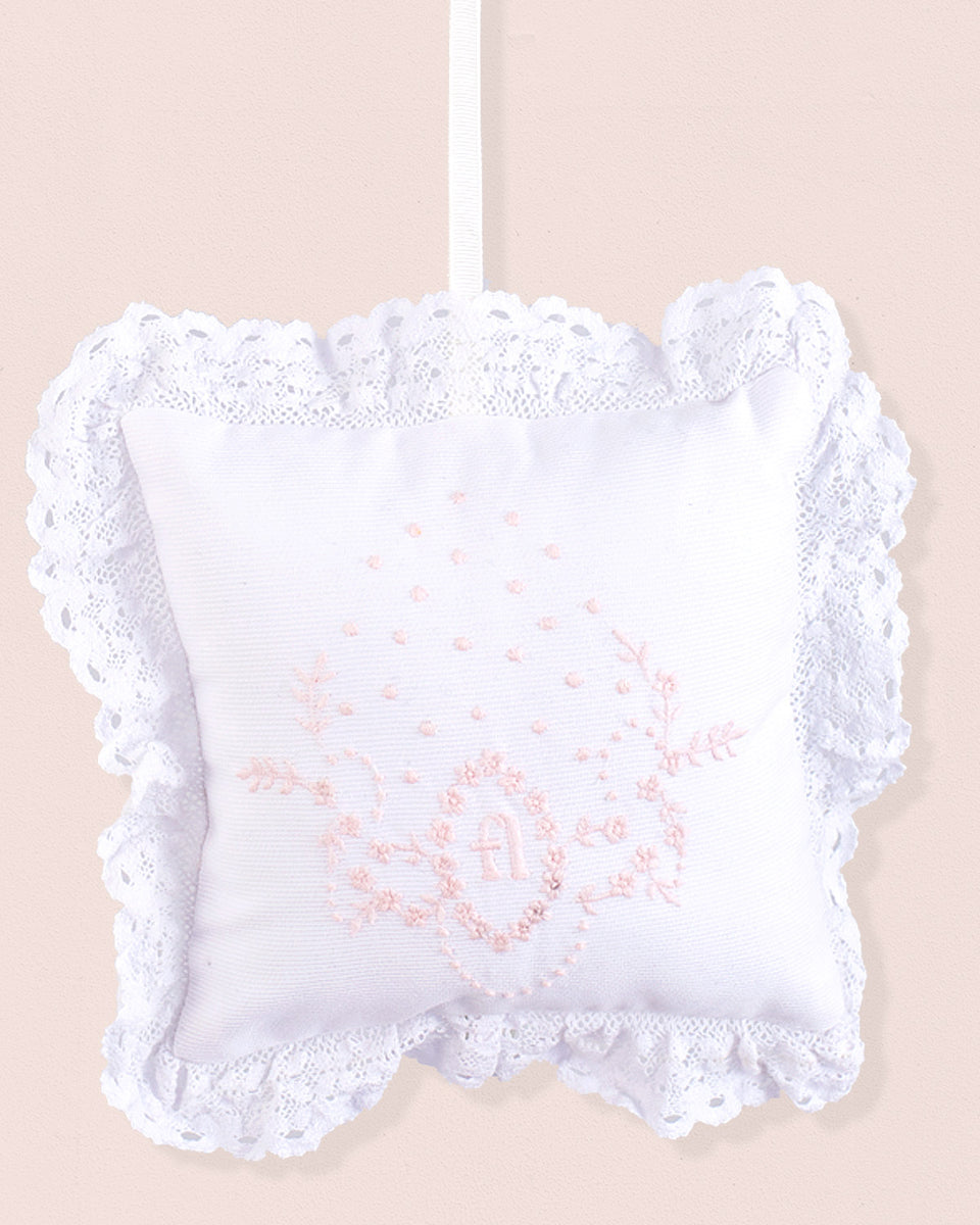 Lace Embroidered Musical Pillow