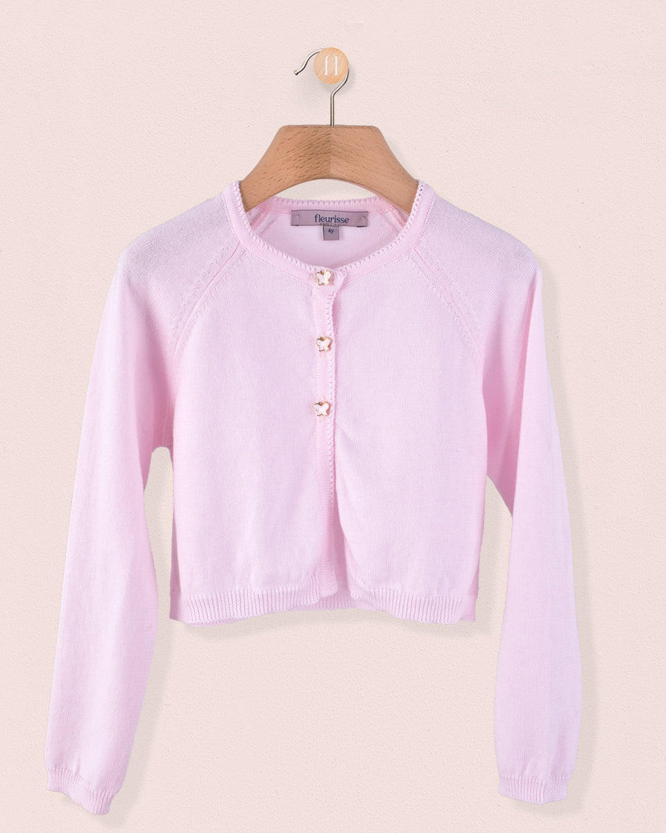 Betsy Pink with Butterfly Buttons