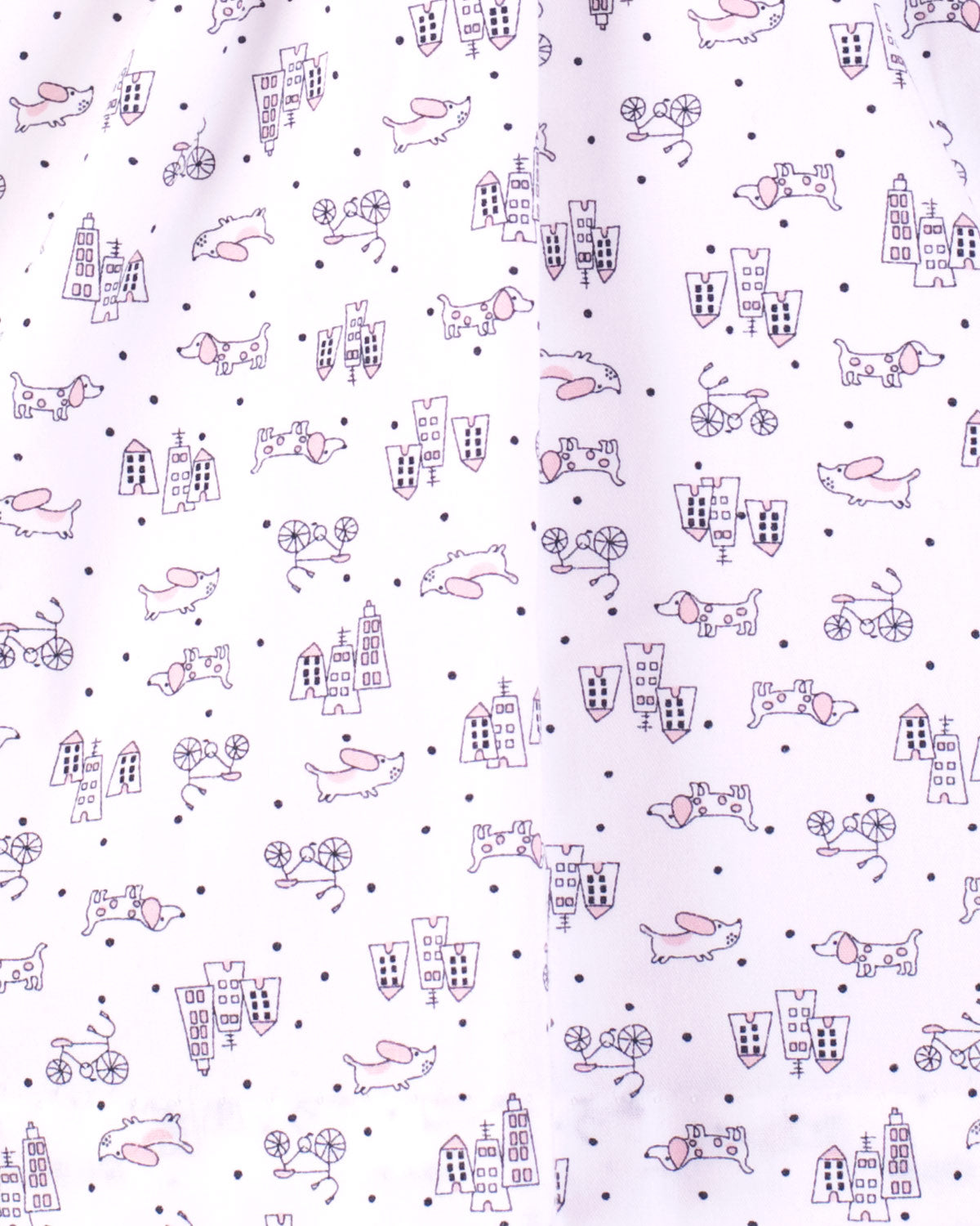 Kennedy Mini Pink Doggies Smocked Bubble - Romper