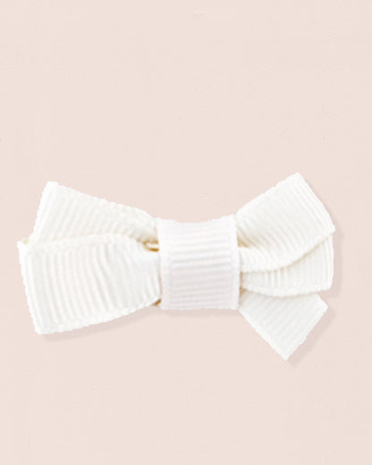Hairbow 4cm Cream Gros Grain - Hairbow