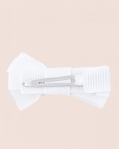 Hairbow 4cm White Gros Grain - Hairbow