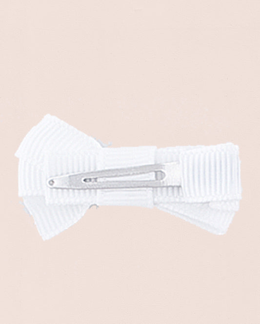 Hairbow 4cm White Gros Grain - Hairbow