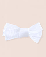 Hairbow 4cm White Gros Grain