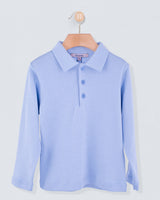 Marco Italian Brushed Light Blue Polo Shirt