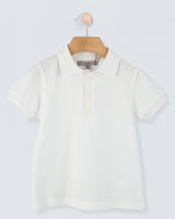 Polo Shirt Short Sleeve Italian White Trim Piquet