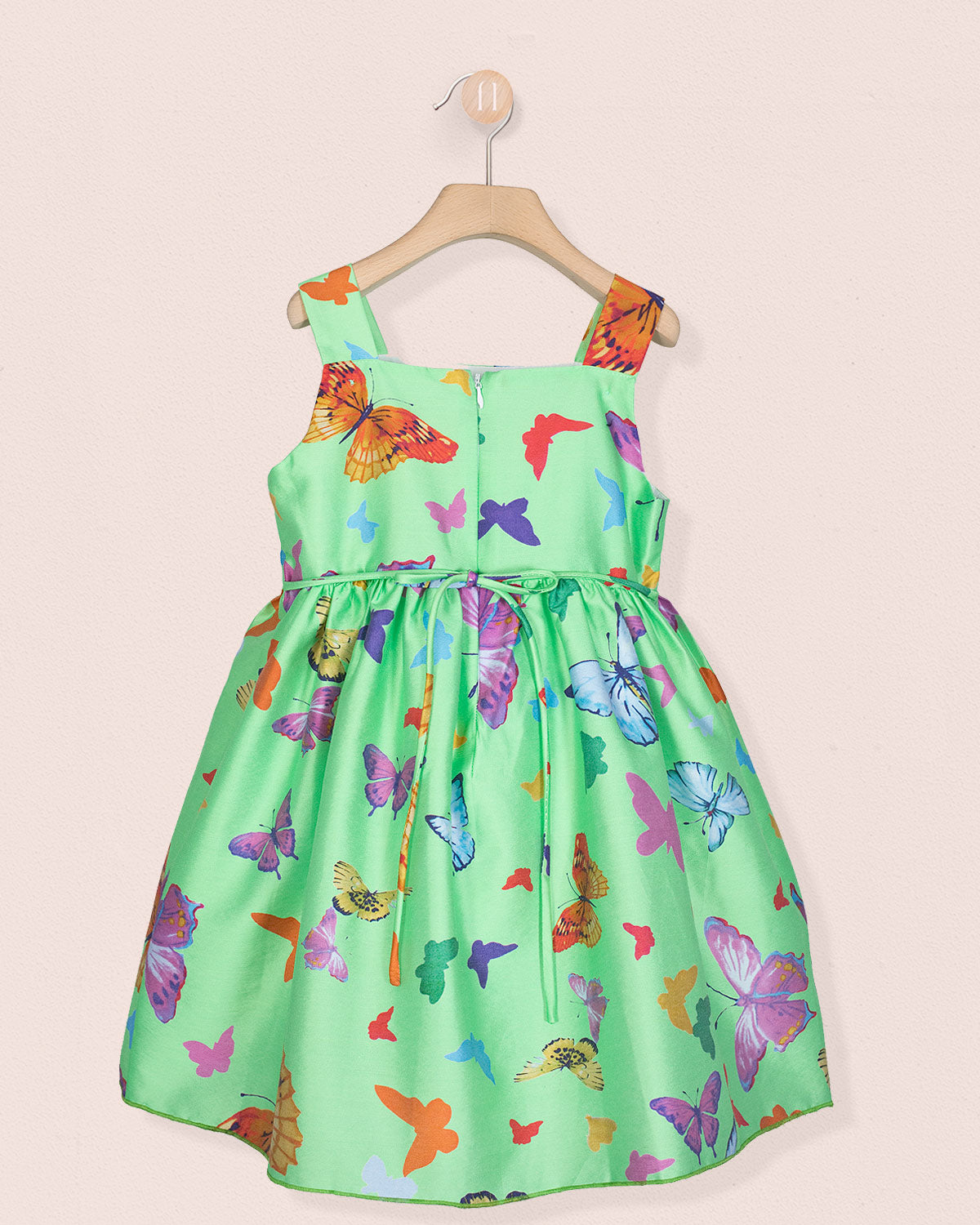 Portofino Italian Green Butterflies - Dress
