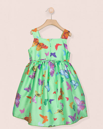 Portofino Italian Green Butterflies - Dress