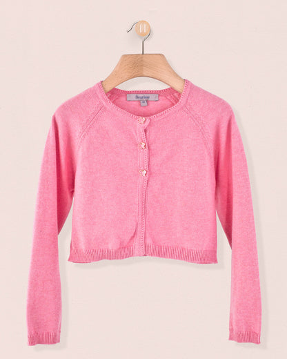 Betsy Primrose Cardigan with Butterfly Buttons - Cardigan