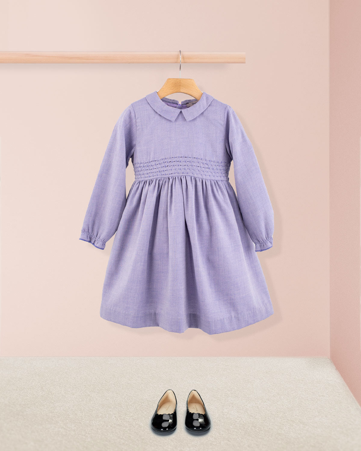 Rebecca Italian Violet Flannel - Dress