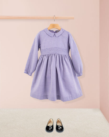 Rebecca Italian Violet Flannel - Dress