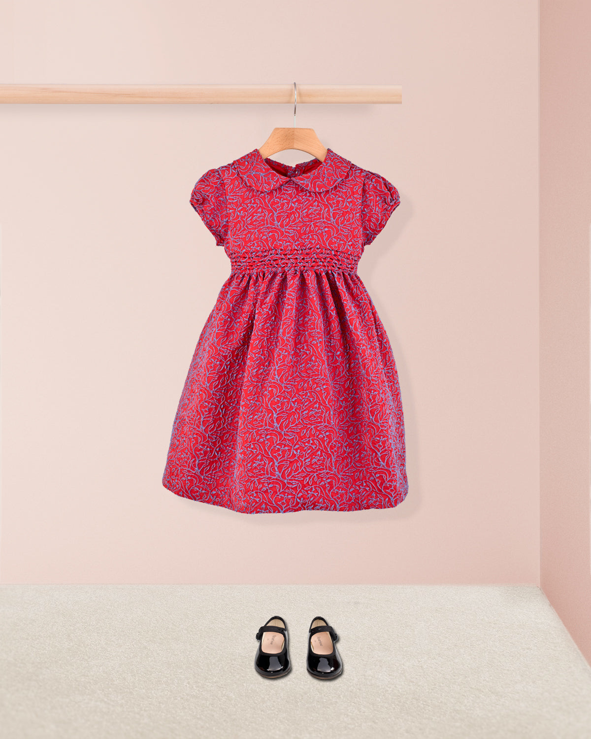 Rebecca Red-Royal Party Dress - Dress