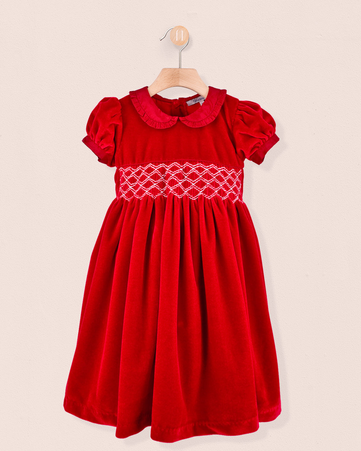 Victoria Red Velvet Dress - Dress