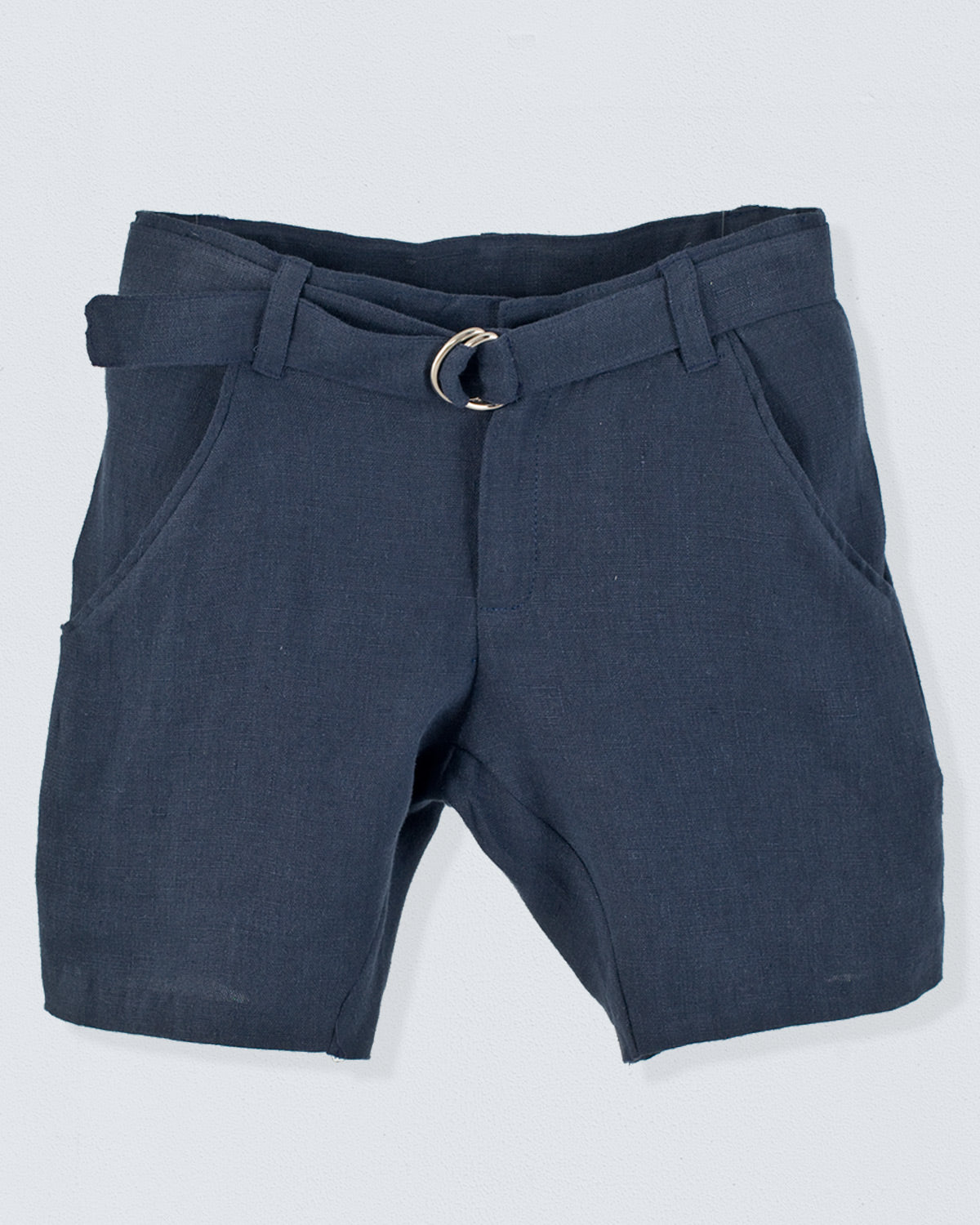 Renato Navy Linen Shorts - Pant