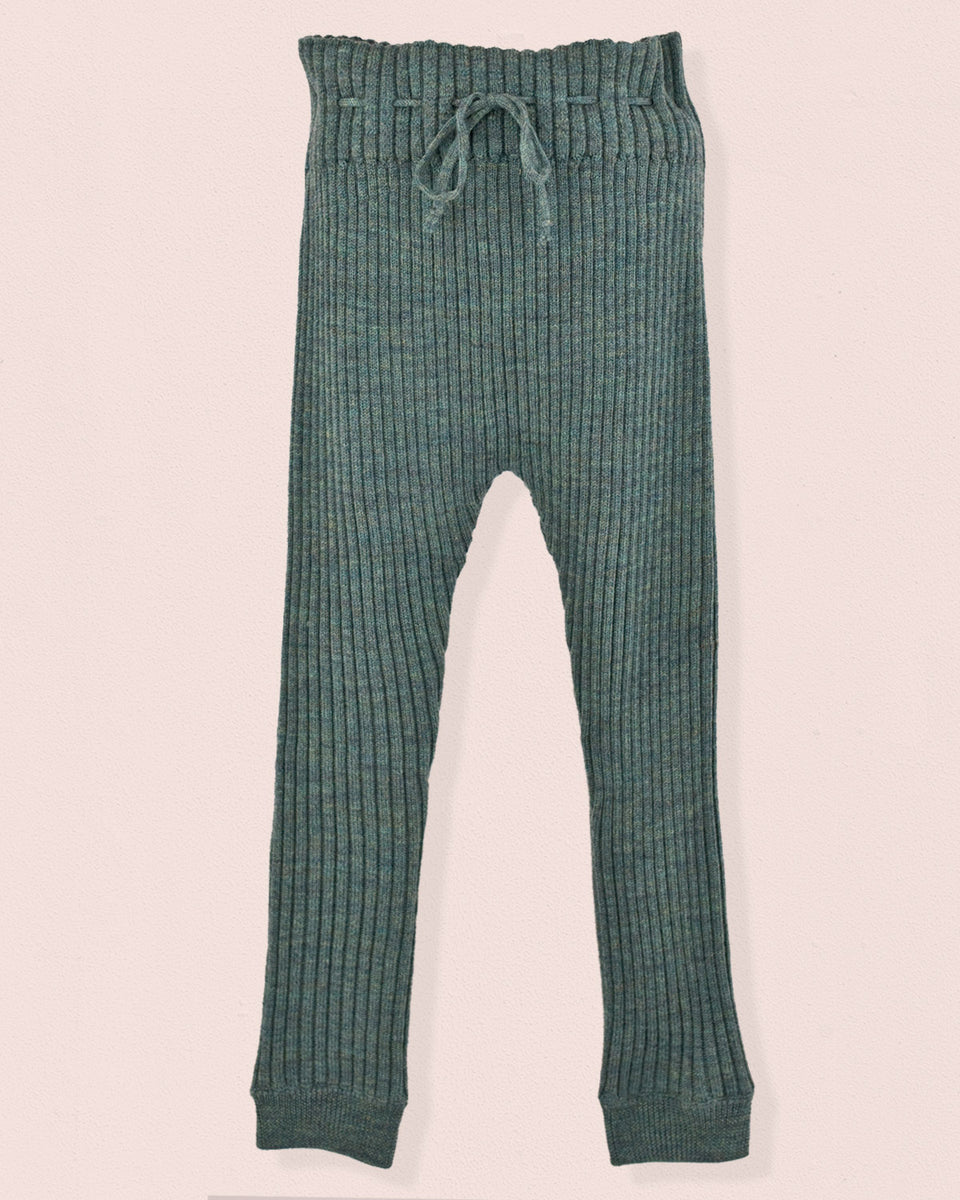 Ribbed Seafoam Knit Legging