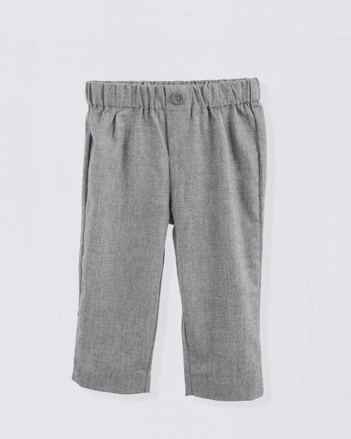 Mattia Italian Heather Grey Flannel Pant - Pant