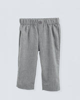 Mattia Italian Heather Grey Flannel Pant