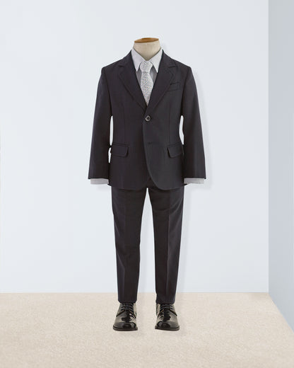 Domenico Navy Virgin Wool Suit - Suit