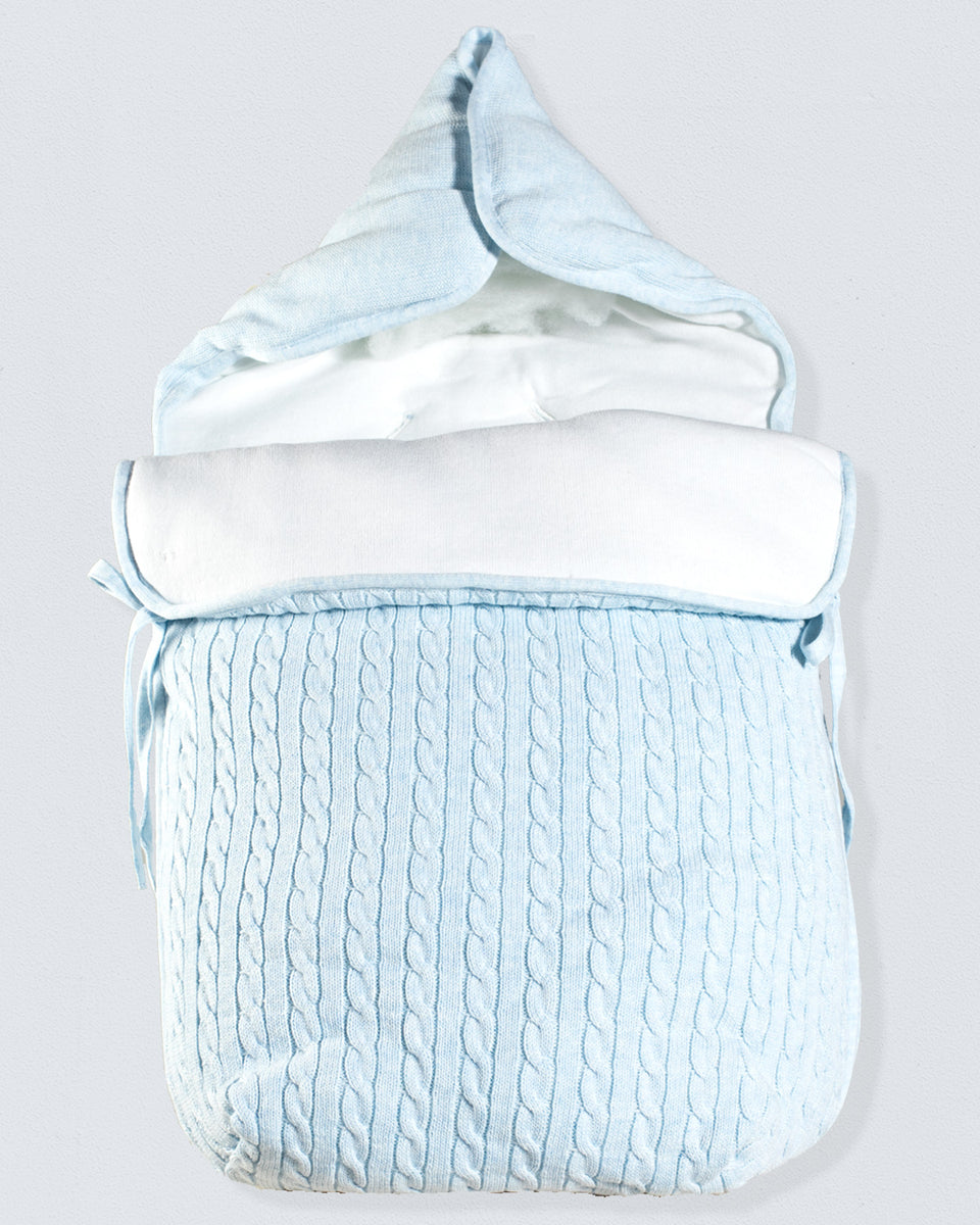 Everest Light Blue Carseat Bunting