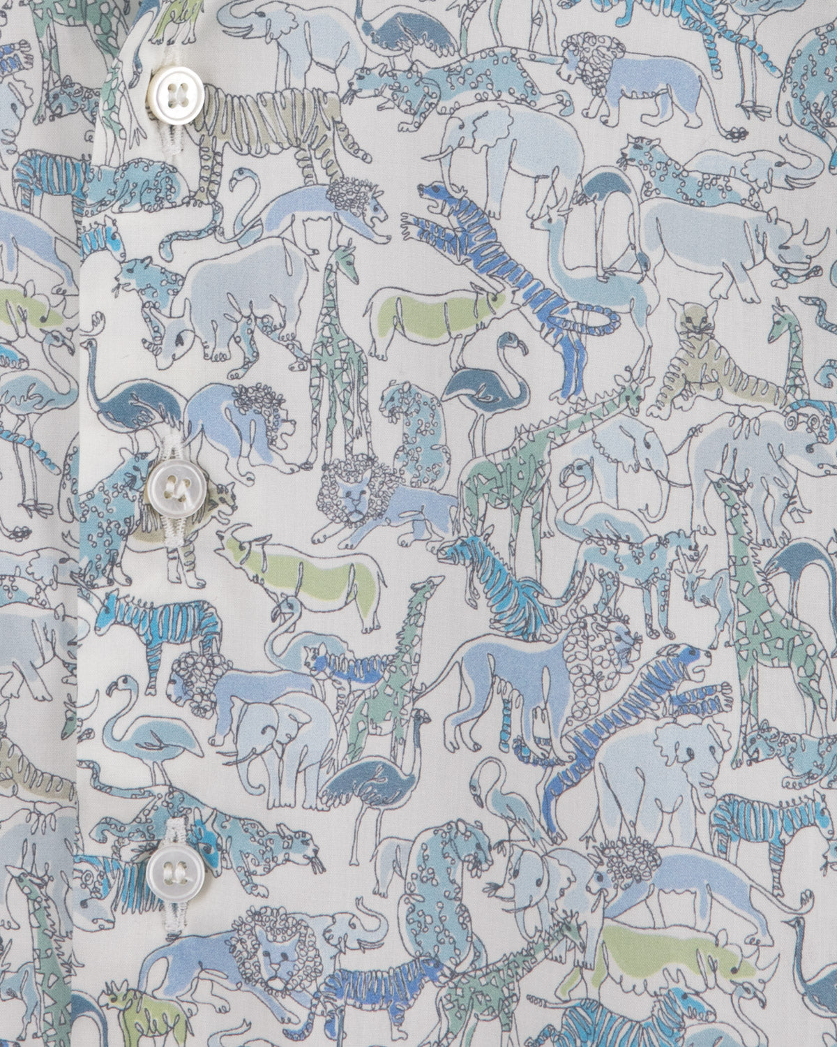 Renard Liberty Safari Blue Shirt - Shirt