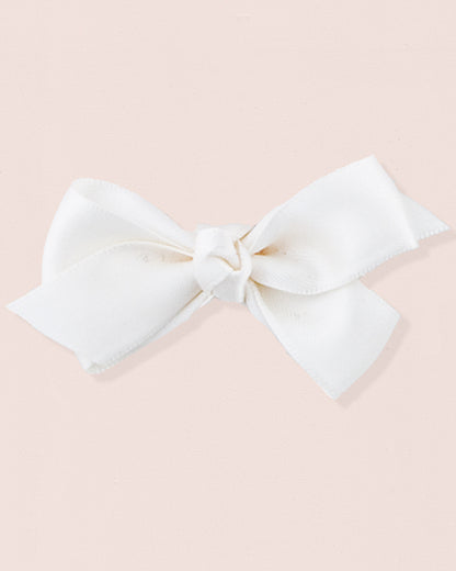 Hairbow 5cm Cream Satin - Hairbow