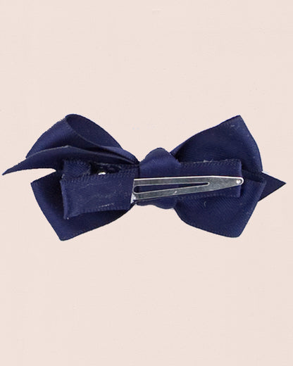 Hairbow 5cm Navy Satin - Hairbow