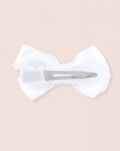 Hairbow 5cm White Satin - Hairbow
