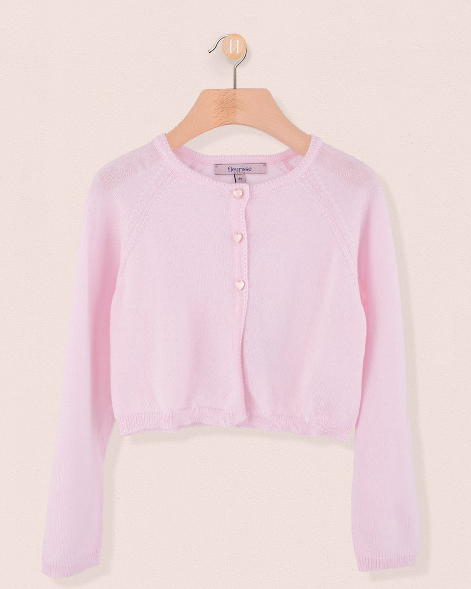 Serena Baby Pink Wool Bolero