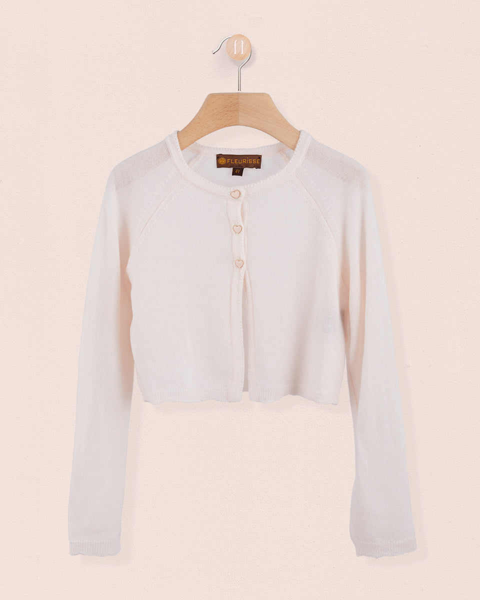 Serena Pink Wool Bolero