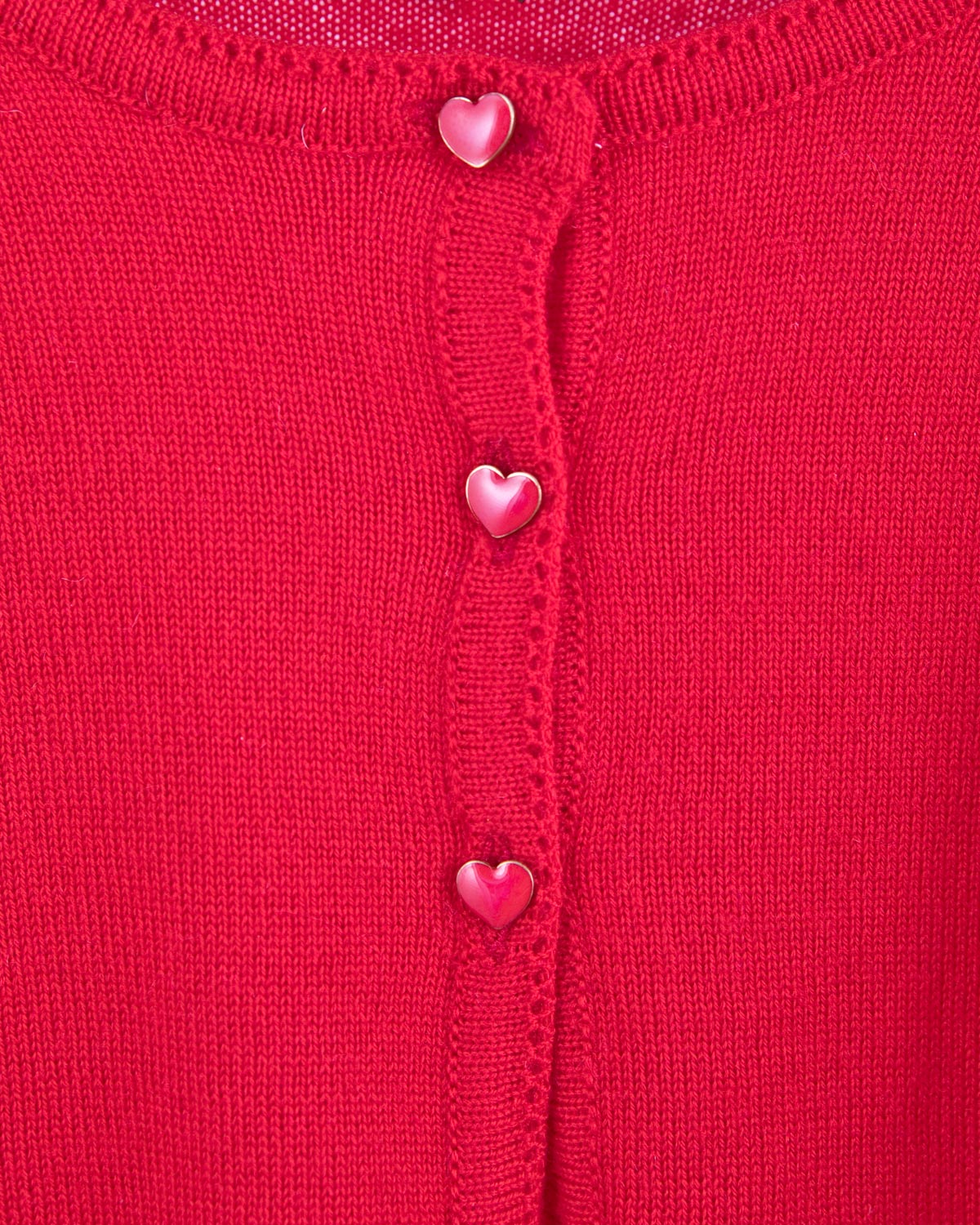 Serena Red Wool Bolero - Cardigan