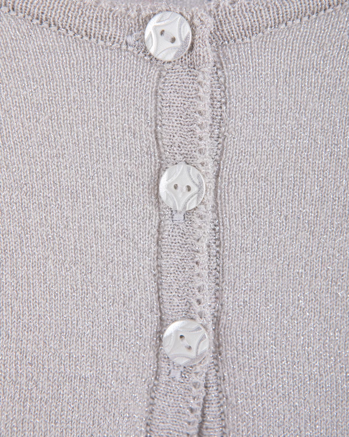 Serena Silver Wool Bolero - Cardigan