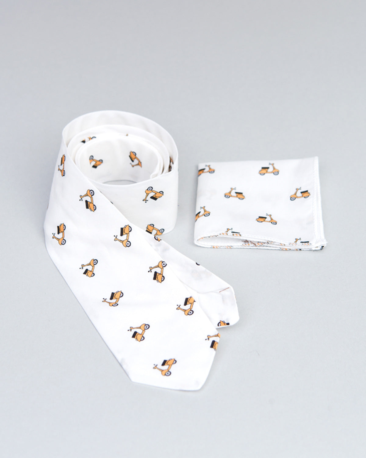 Tie and Pocket Italian Moped - Tie