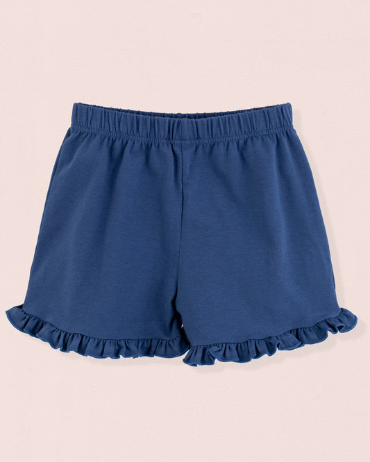 Italian Summer Shorts Navy Cotton - Jersey