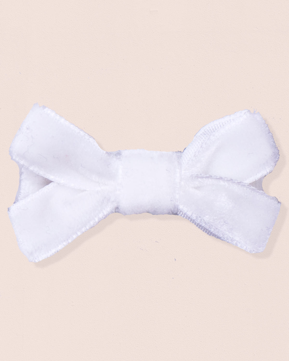 Hairbow 4cm White Velvet