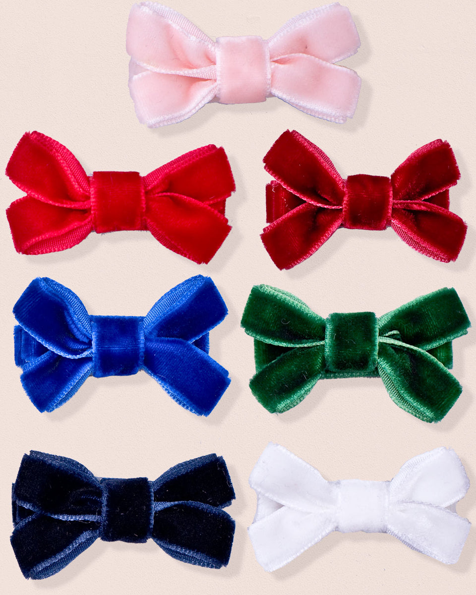 Velvet 4cm Hairbow